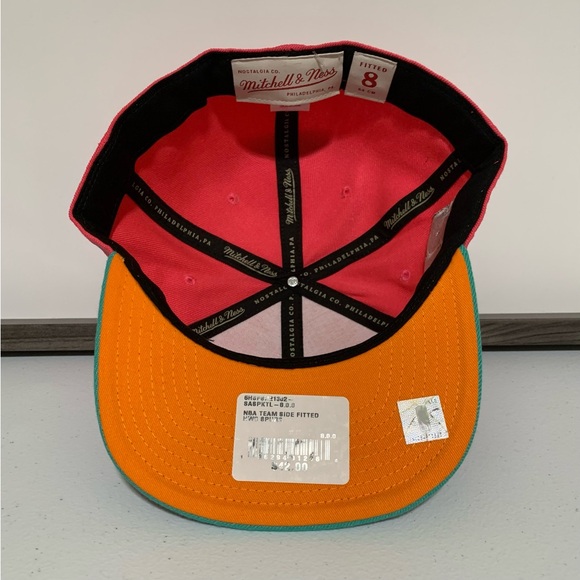 Mitchell & Ness San Antonio Spurs HWC 35th Anniversary Fitted Hat/Cap-Size 8 NWT - Picture 5 of 12